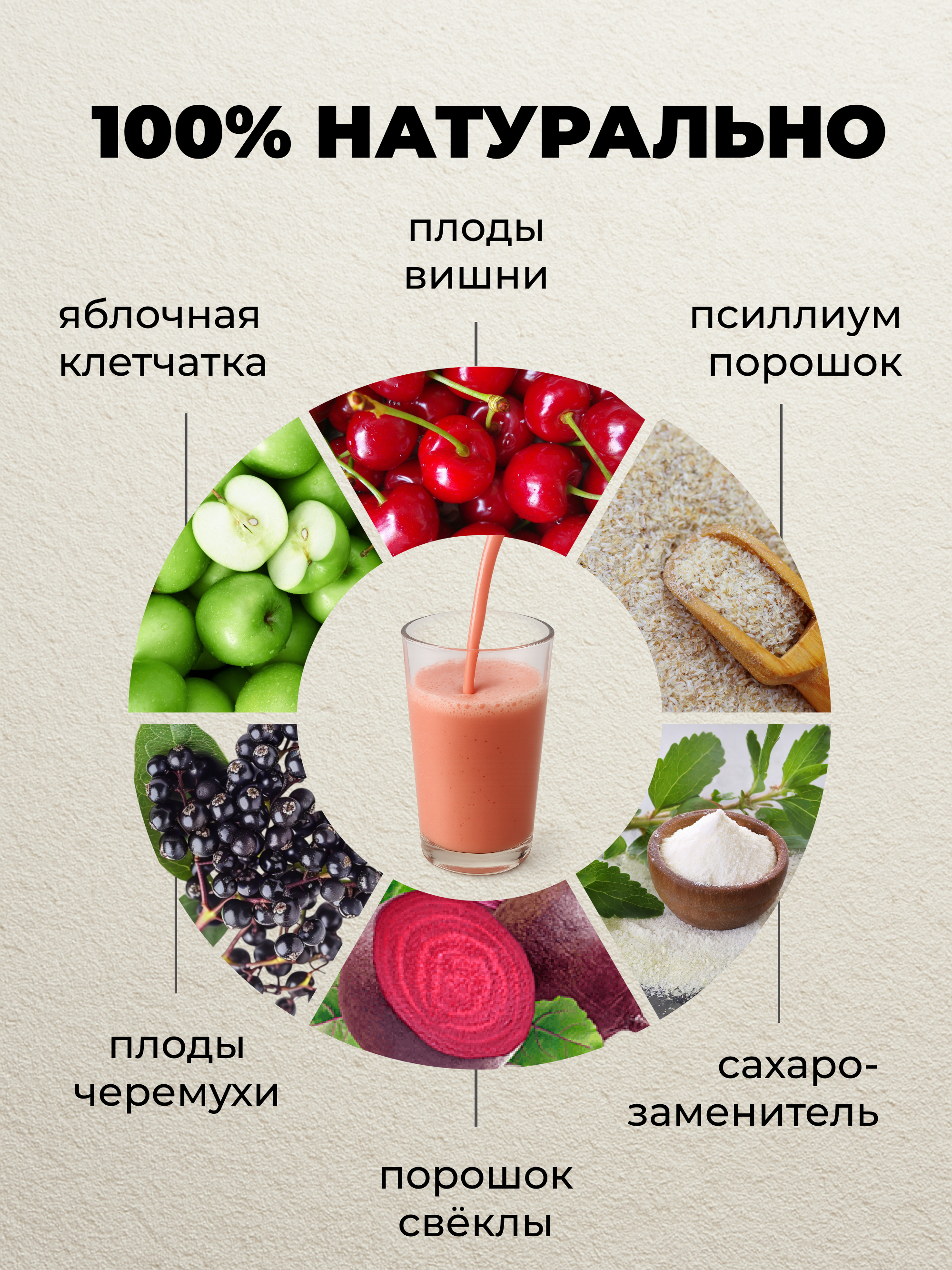 Псиллиум кисель с вишней (саше)