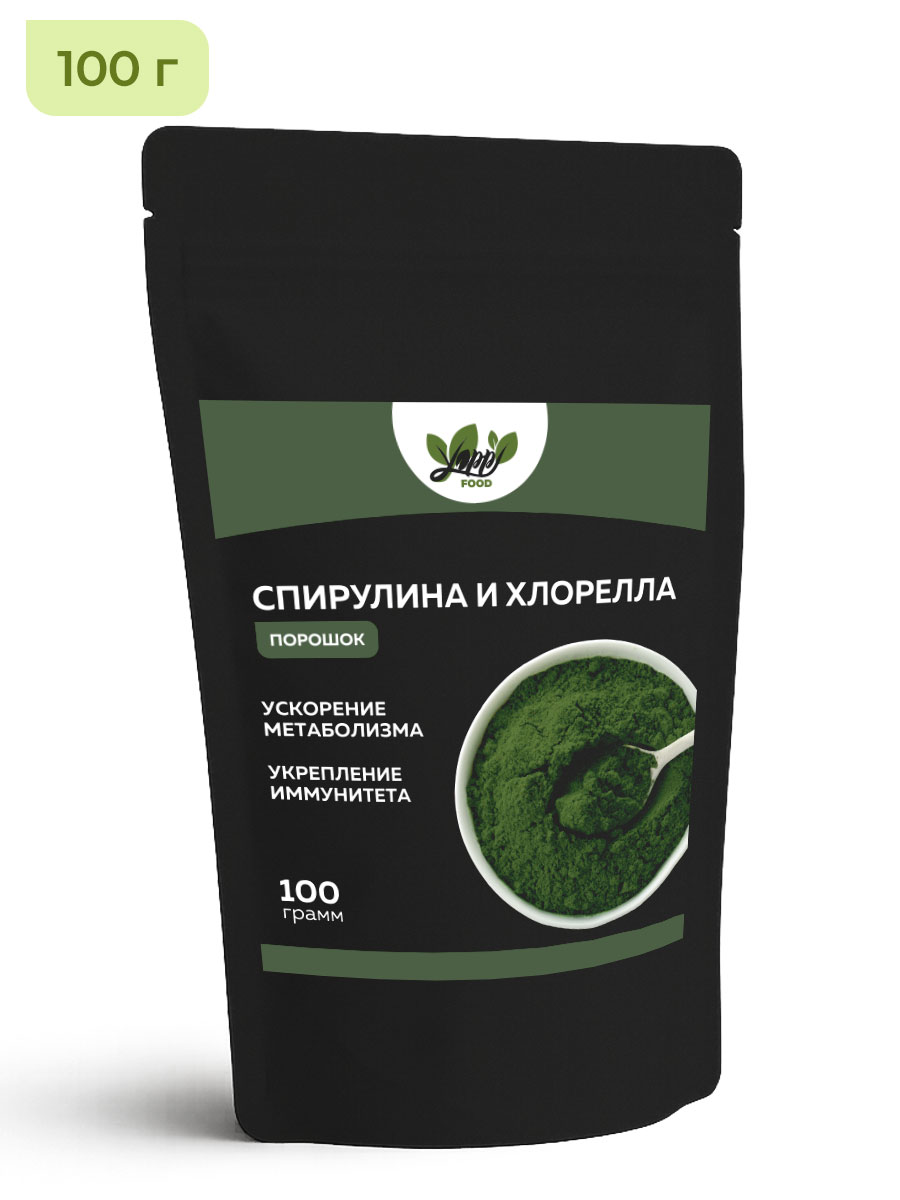 Спирулина и хлорелла, 100 г