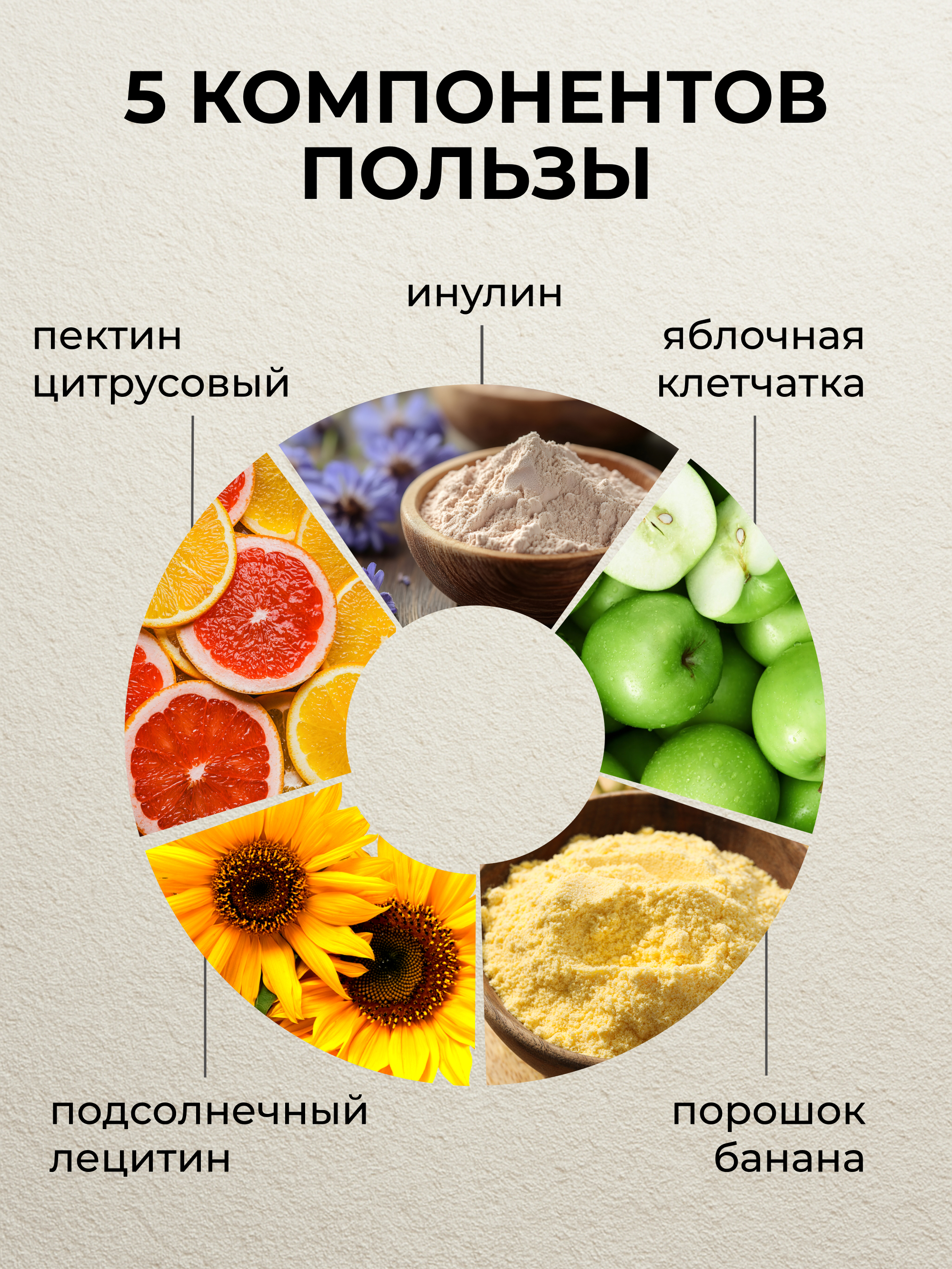 Клетчатка с бананом для детей, 200 г