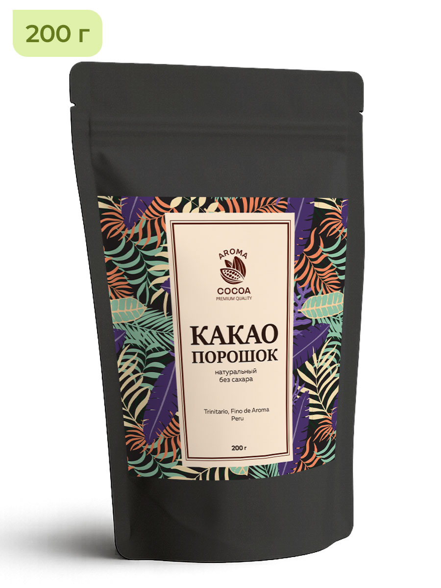 Какао порошок неалкализованный, 150 г