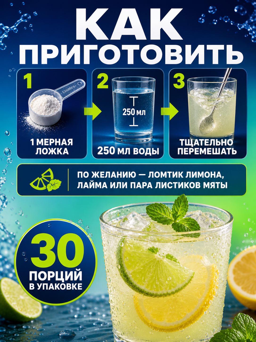 Электролиты, 180г