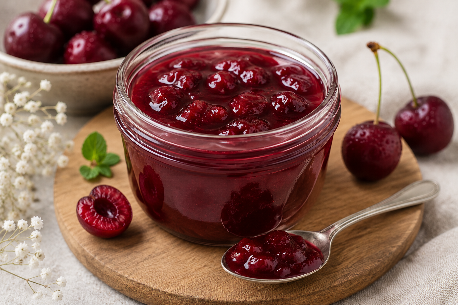 Конфи из вишни