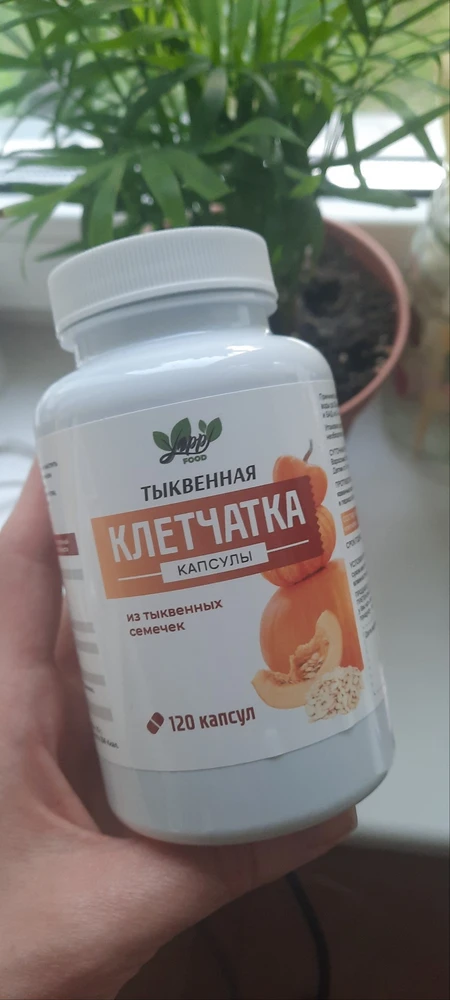 Тыквенная клетчатка в капсулах — Марина