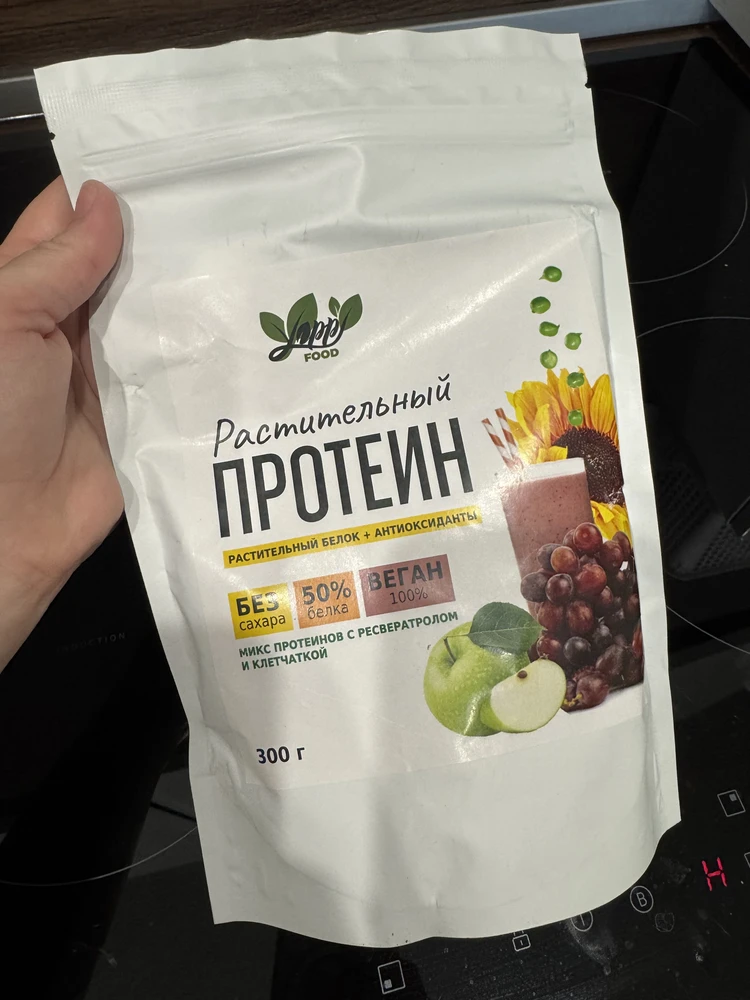 Комплексный растительный протеин с ресвератролом и яблоком — Юлия