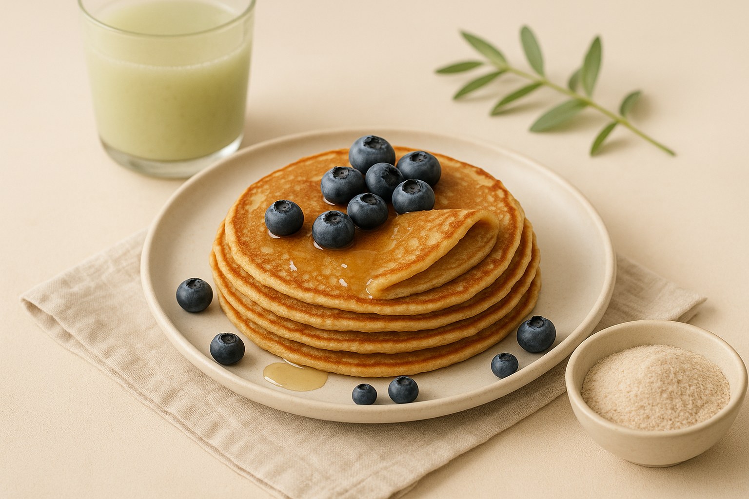 Блины с псиллиумом без муки