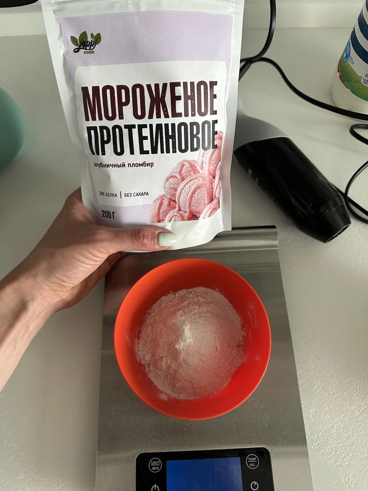Мороженое протеиновое Клубника — Дина