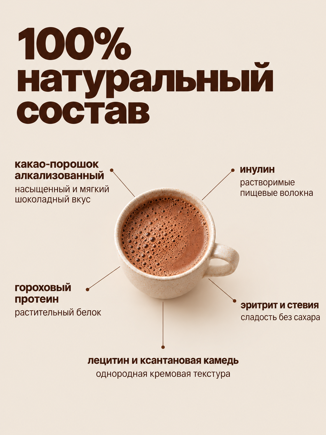 Протеиновое какао, 200 г