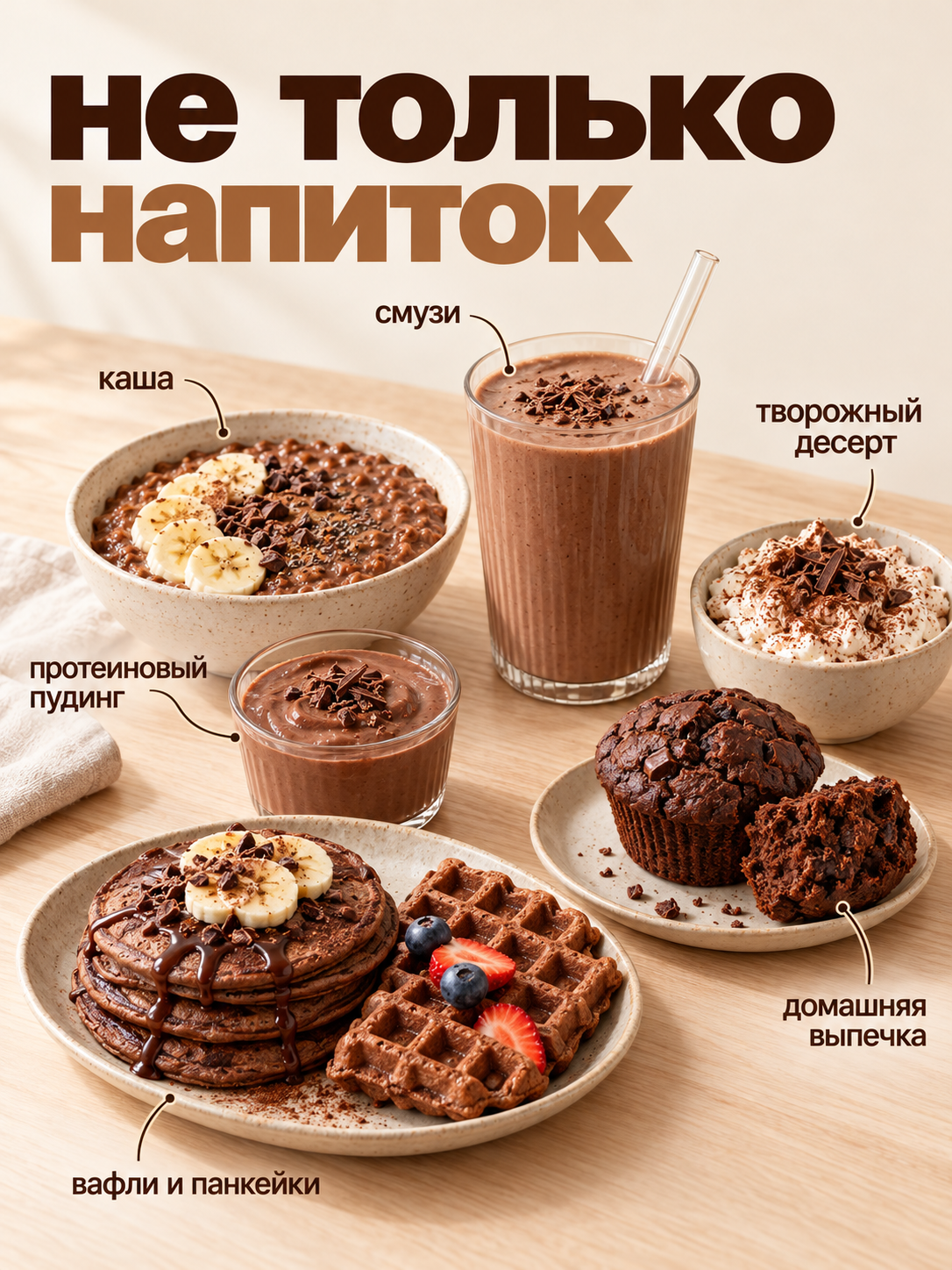 Протеиновое какао, 200 г