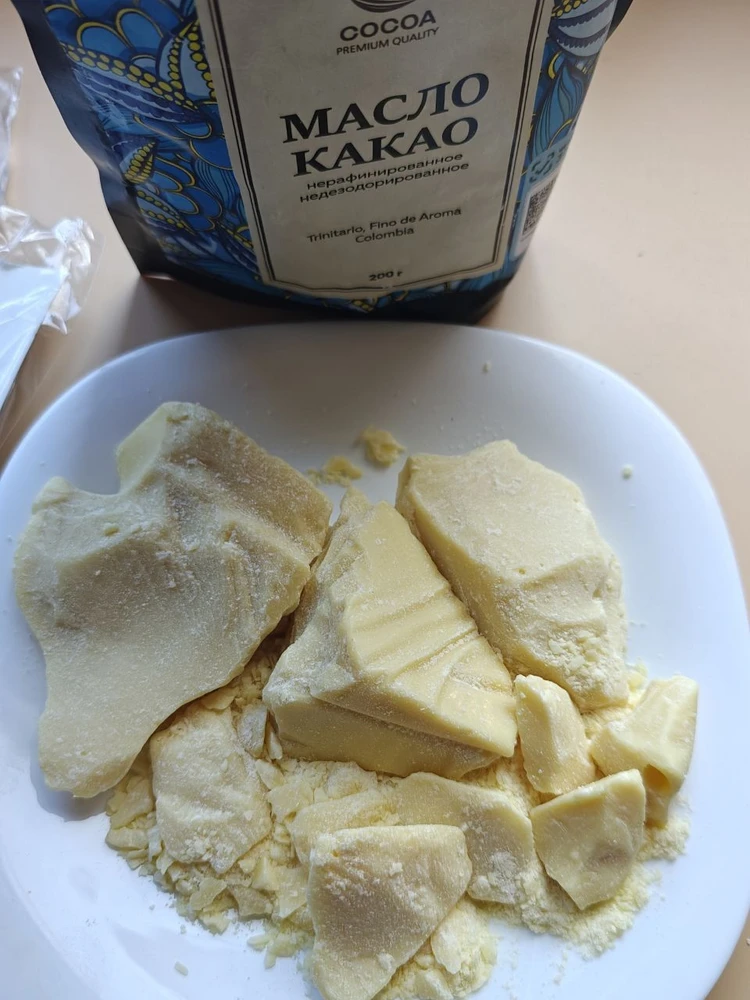 Масло какао нерафинированное натуральное — Оле
