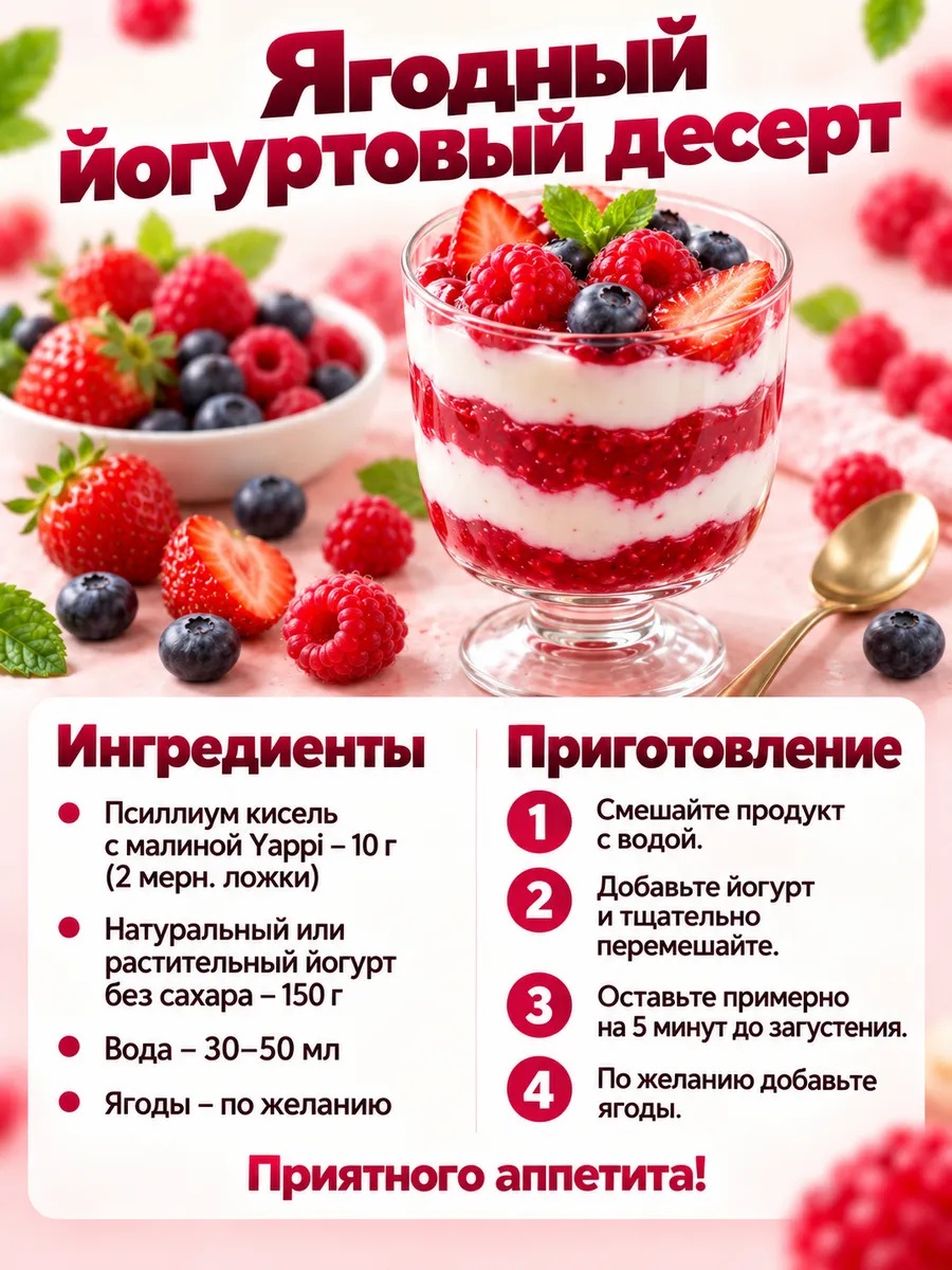 Кисель с малиной, 250 г